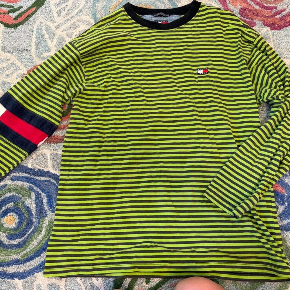 Vintage tommy hilfiger green and